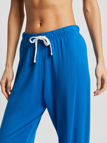 Women | SPLITS59 | Andie Oversized Fleece Sweatpant | Blue