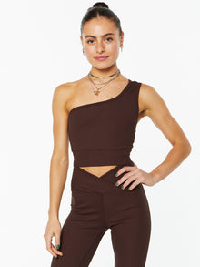 Women | Year of Ours | Ribbed 54 Bra Dark Oak | Brown