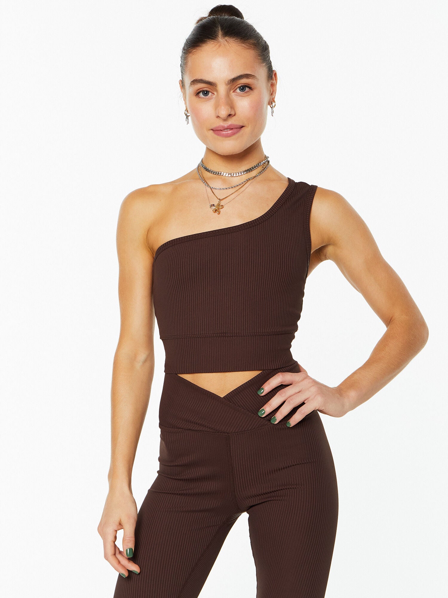 Women | Year of Ours | Ribbed 54 Bra Dark Oak | Brown