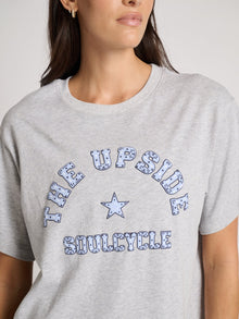 Women | The Upside | Ranchero Sammi Tee | Light Grey