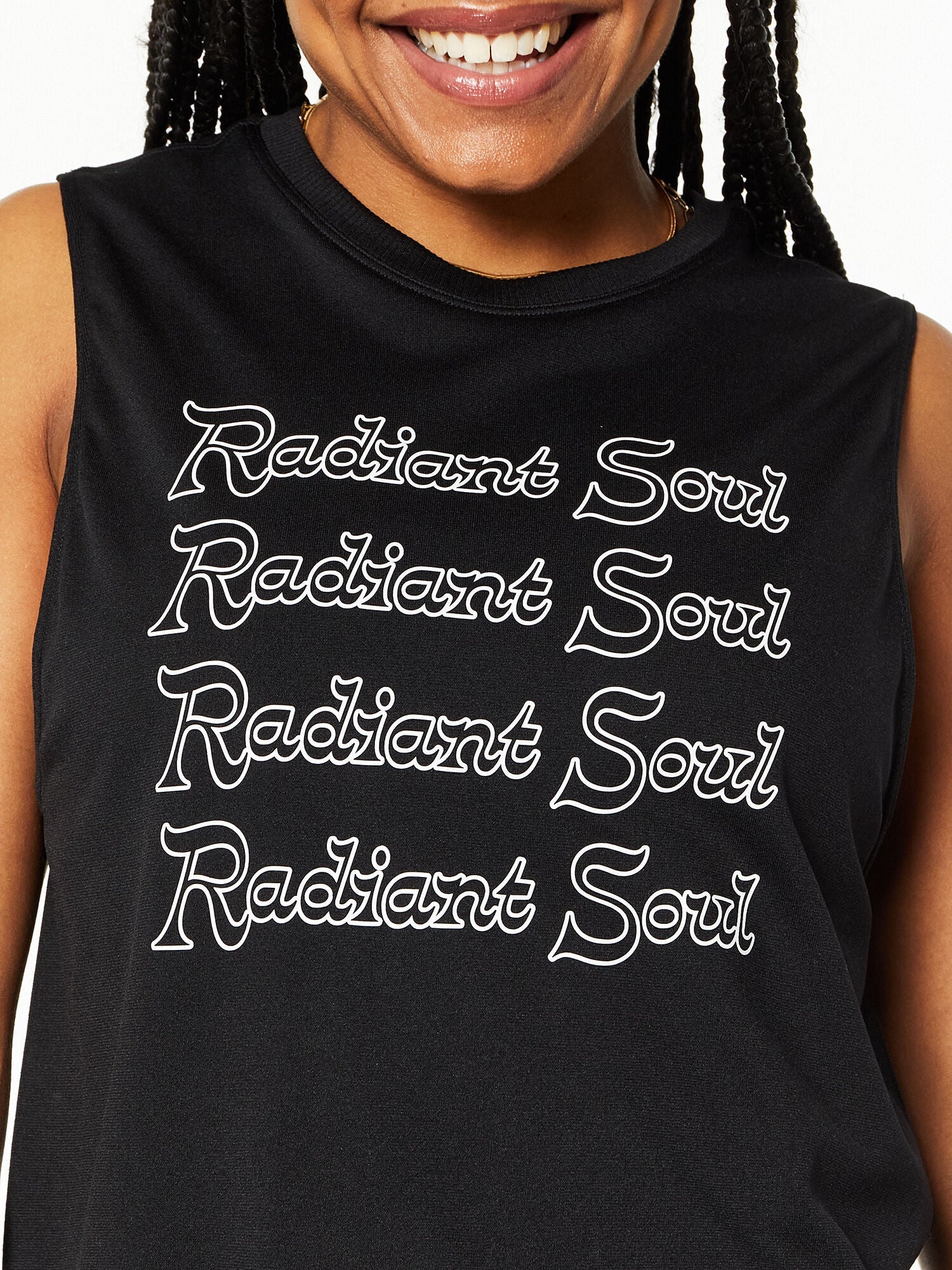 Women | Soul by SoulCycle | Seamless Tank Radiant Soul Collection | Black