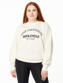 Unisex | Soul by SoulCycle | Sam Crew Sweatshirt | Off White