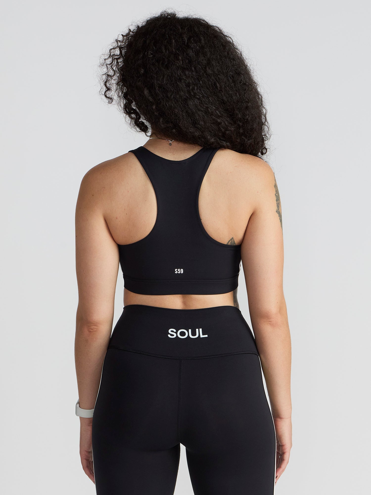 Women | SPLITS59 | Lexi Rigor Bra | Dark Olive/Black