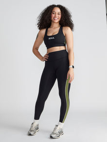 Women | SPLITS59 | Lexi Rigor Bra | Dark Olive/Black