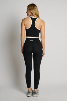 Women | SPLITS59 | Amber Airweight Bralette | Black/White