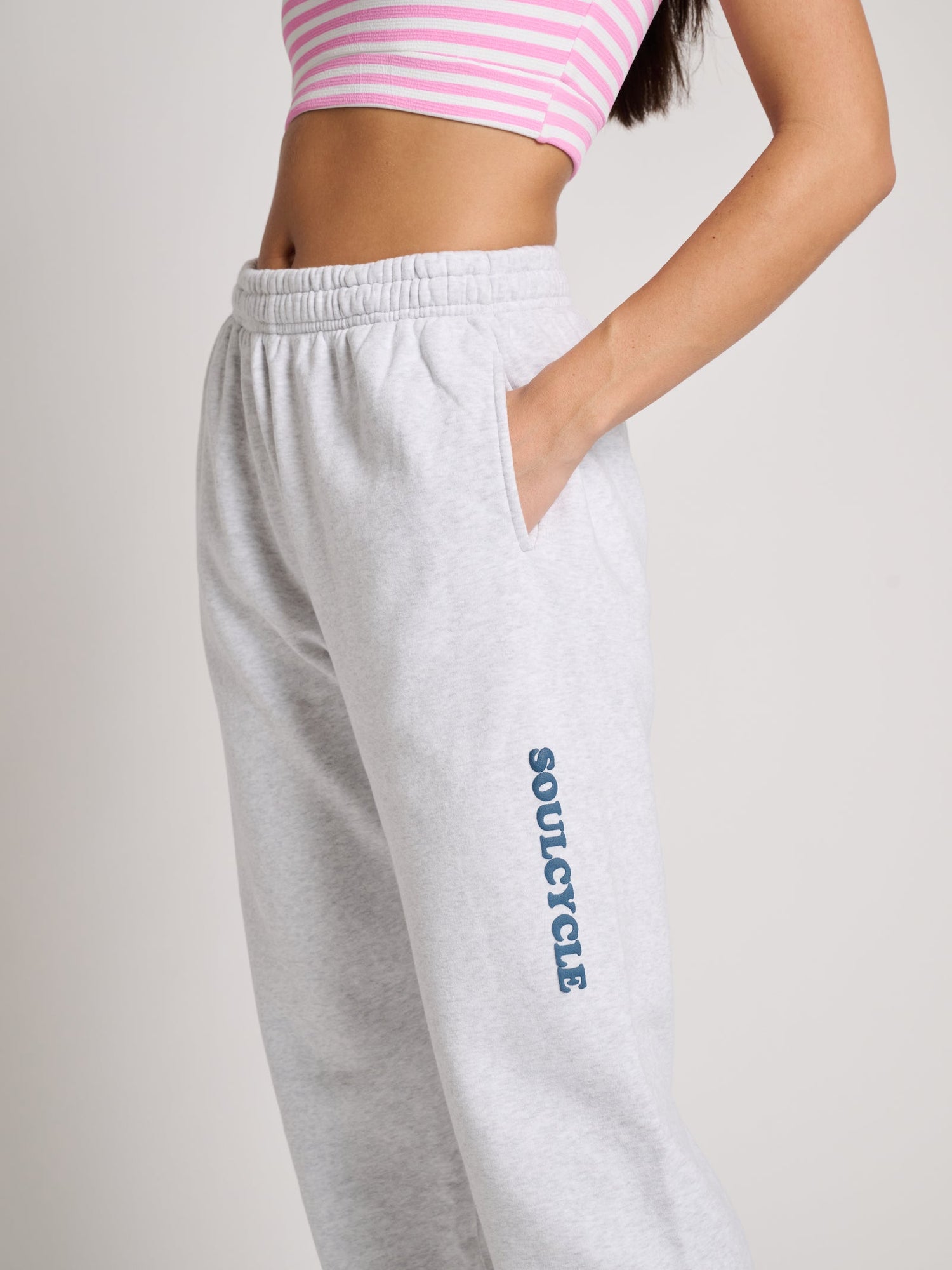Women | Soul by SoulCycle | Dylan Sweatpant | Light Heather Grey