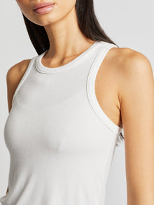 Women | SPLITS59 | Kiki Rib Tank Full Length | True White