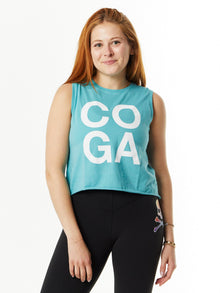 Renee Tank 'COGA' | Aquamarine