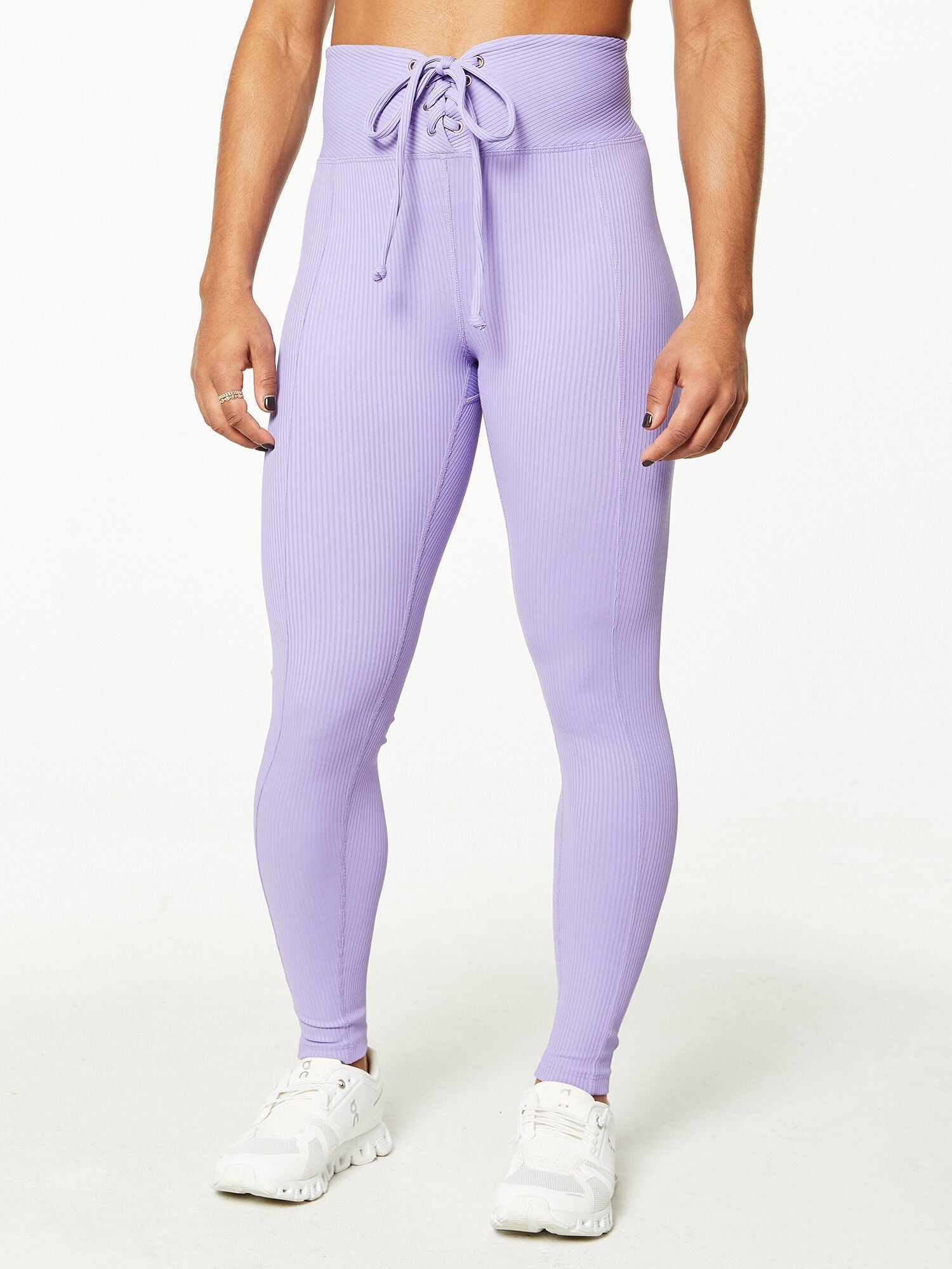 Women | Year of Ours | Ribbed Football Legging | Purple