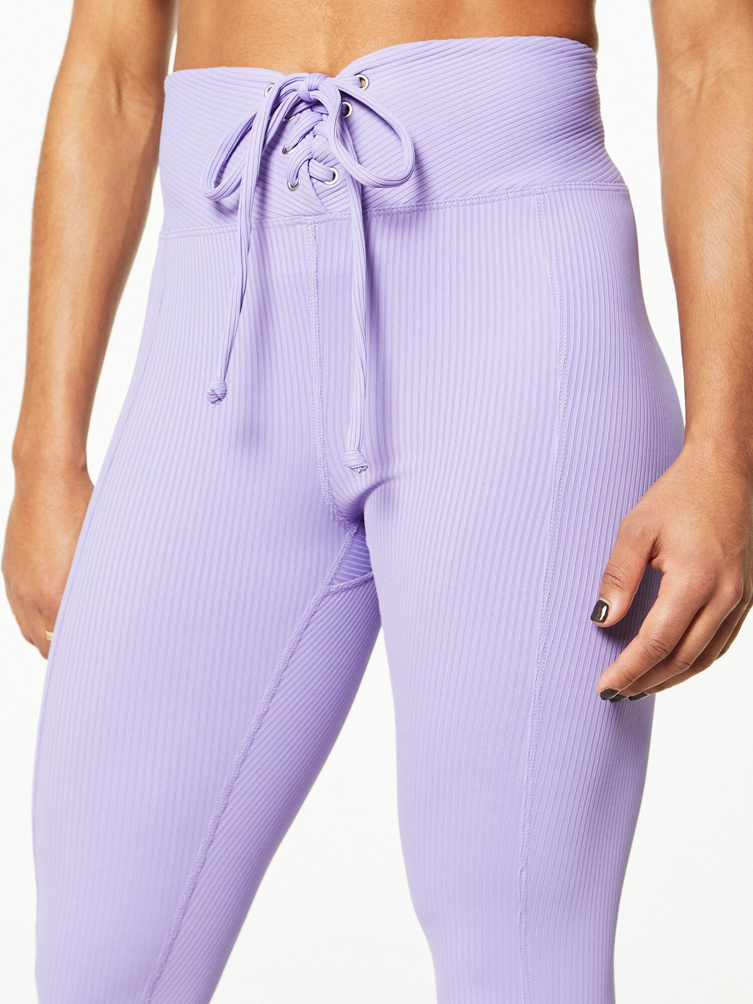 Women | Year of Ours | Ribbed Football Legging | Purple