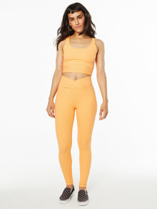 Women | Year of Ours | Ribbed Gym Bra Papaya | Orange