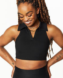 Women | Year of Ours | Gabriela Rib Bra | Black