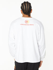 Unisex | Soul by SoulCycle | Latinx Heritage Month Brady Long Sleeve White | White