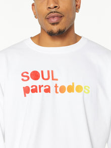 Unisex | Soul by SoulCycle | Latinx Heritage Month Brady Long Sleeve White | White