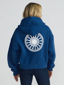 Women | Soul by SoulCycle | Marissa Crop Zip | Estate Blue