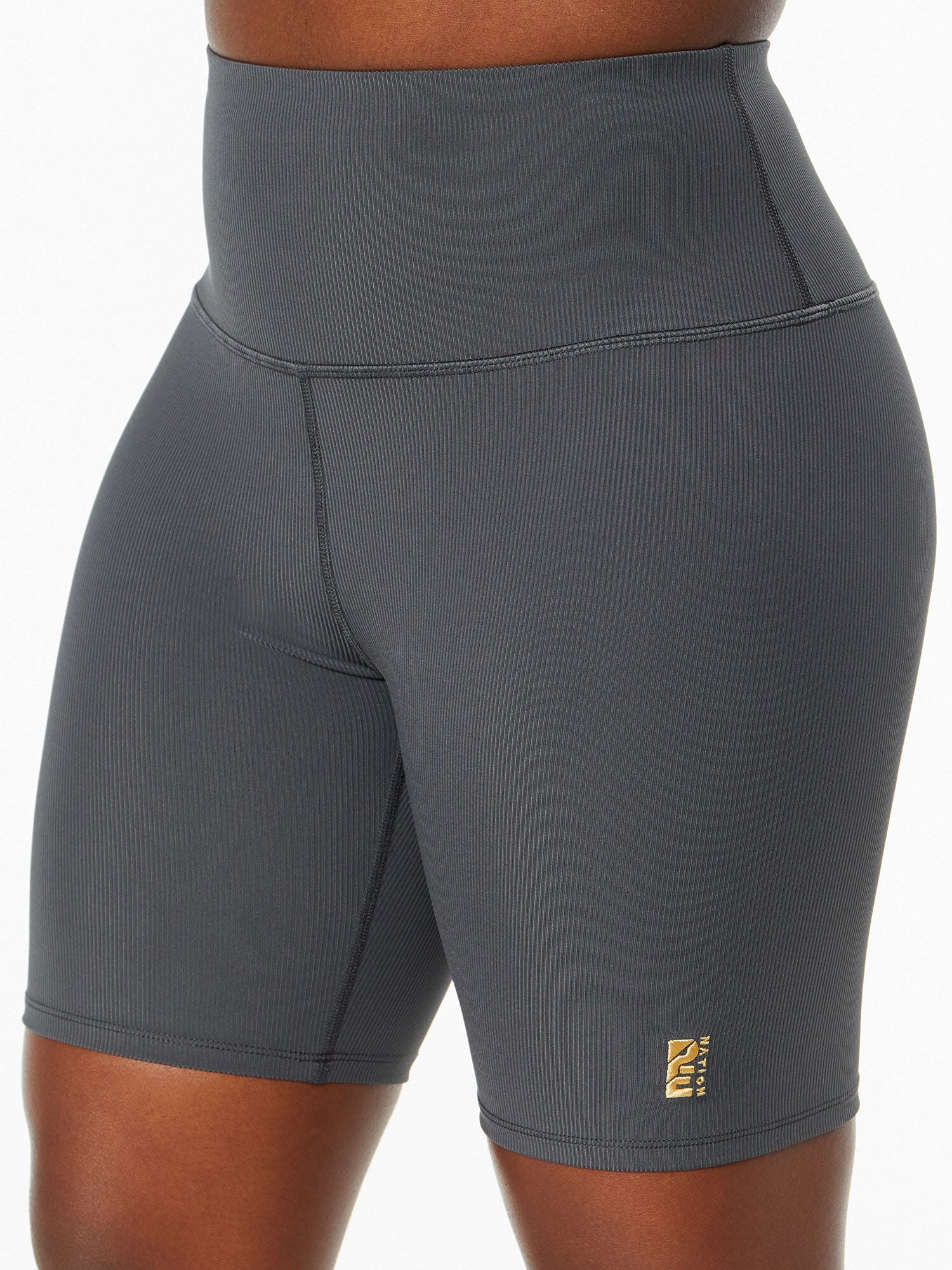 Women | P.E Nation | Universal Short 7" Dark Shadow | Shadow Grey