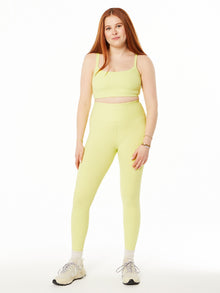 Year of Ours | Ribbed High High Legging | Lime Green