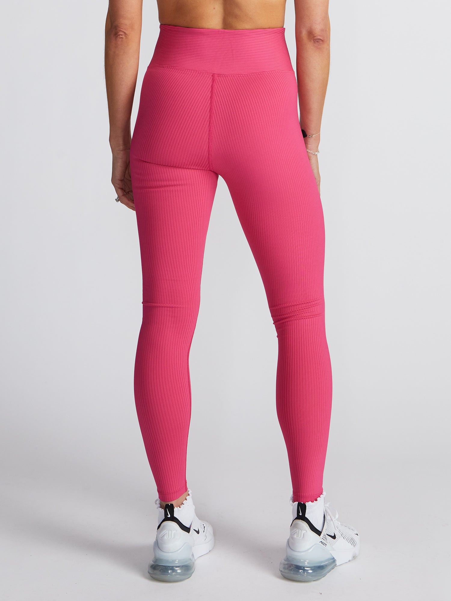 Women | Year of Ours | Ribbed Football Legging | Magenta