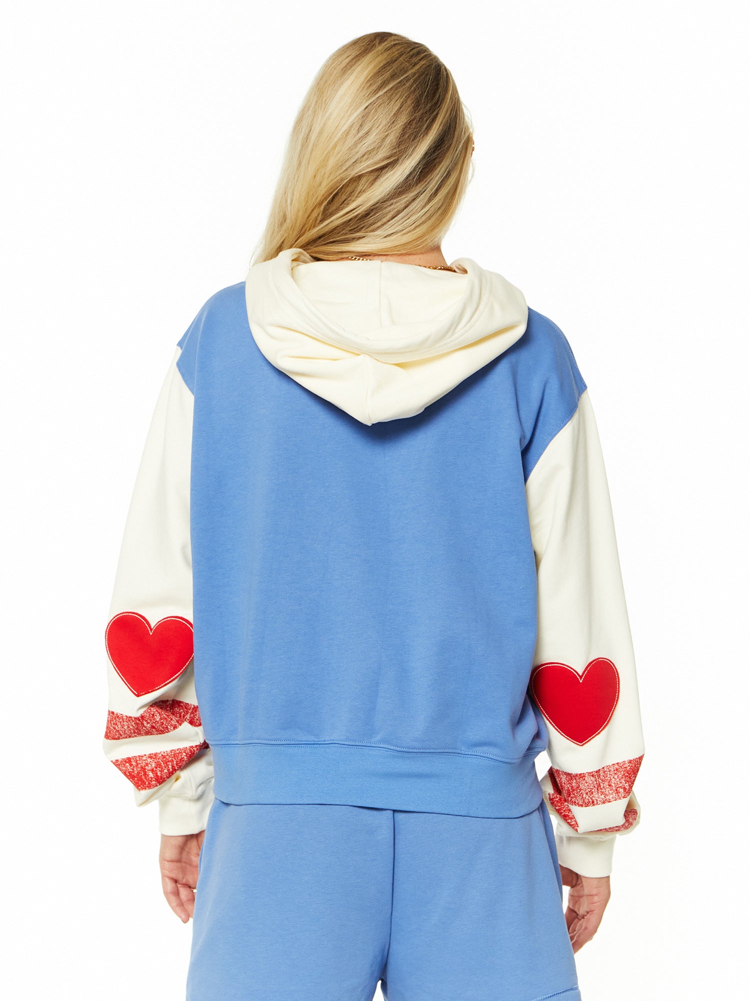 Women | The Mayfair Group | Let Love Guide You Hoodie | Blue