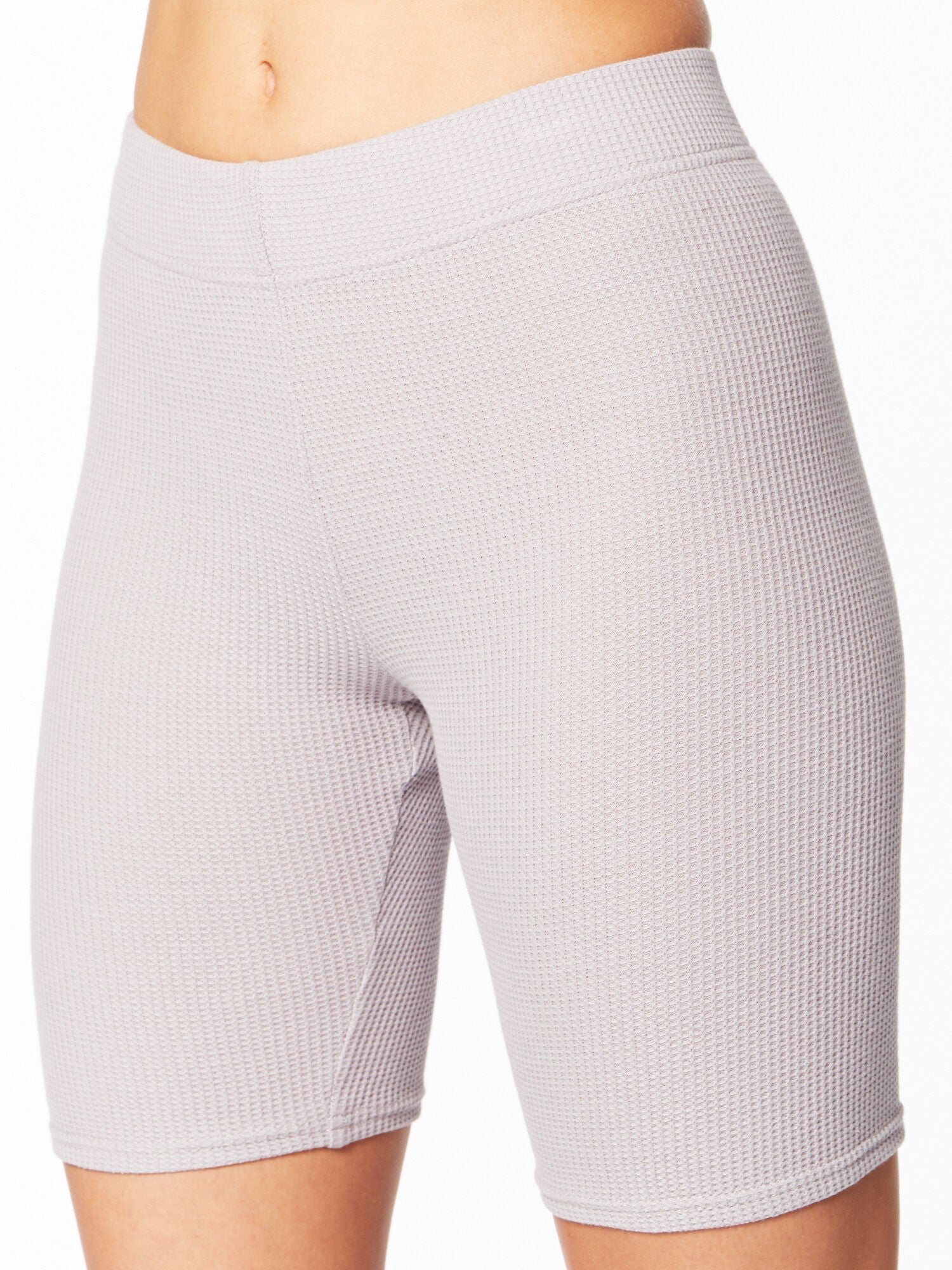 Women | Good American | Thermal Bike Short Lilac Mist | Vintage Lilac