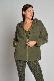 Varley | Fey Relaxed Fleece | Olive