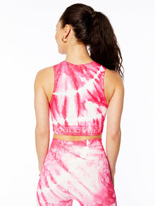 Women | Nux | One by One Bra Pink Tie Dye | White/Pink
