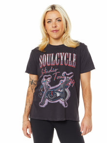 Junk Food | SoulCycle Studio Tour Vintage Tee | Vintage Black