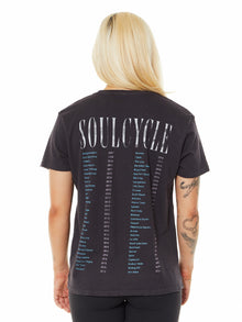 Junk Food | SoulCycle Studio Tour Vintage Tee | Vintage Black