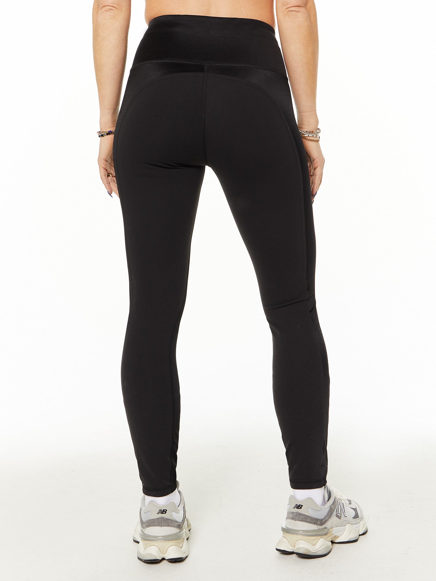 Lululemon | 25" Wunder Train High-Rise Tight - Satin Panels | Black