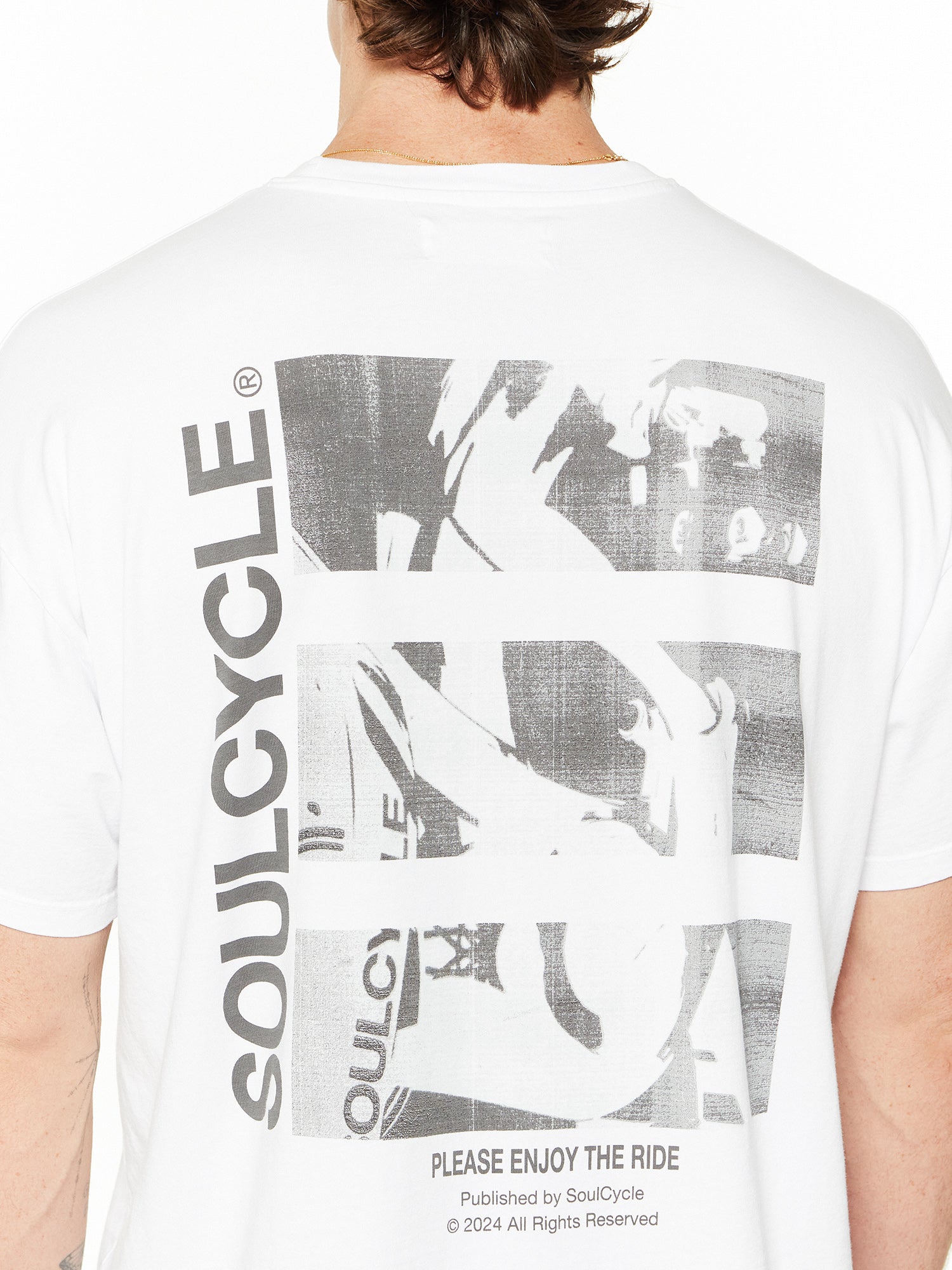 Men | Soul by SoulCycle | Ruby Tee | White