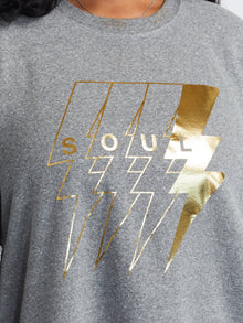 Women | Soul by SoulCycle | OG Bolt Lounge Sweatshirt | Grey