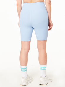 Women | Year of Ours | Ribbed V Waist Biker Short | Blue