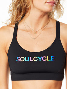 Women | Soul by SoulCycle | Pride Podium Bra | Black