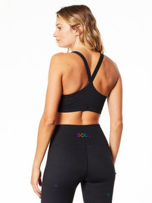 Women | Soul by SoulCycle | Pride Podium Bra | Black