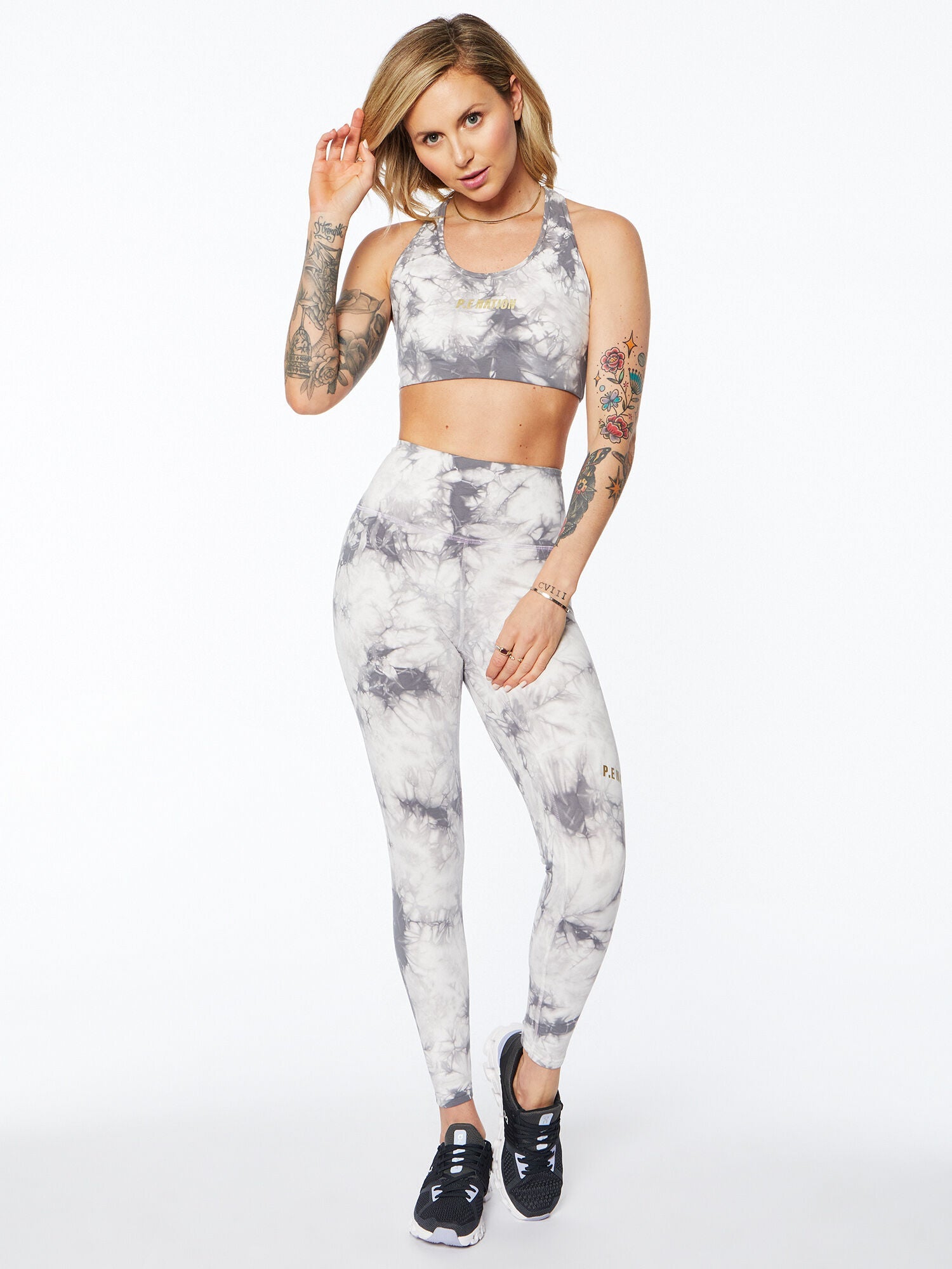 Women | P.E Nation | Ascend Sports Bra Dark Shadow | Shadow Grey