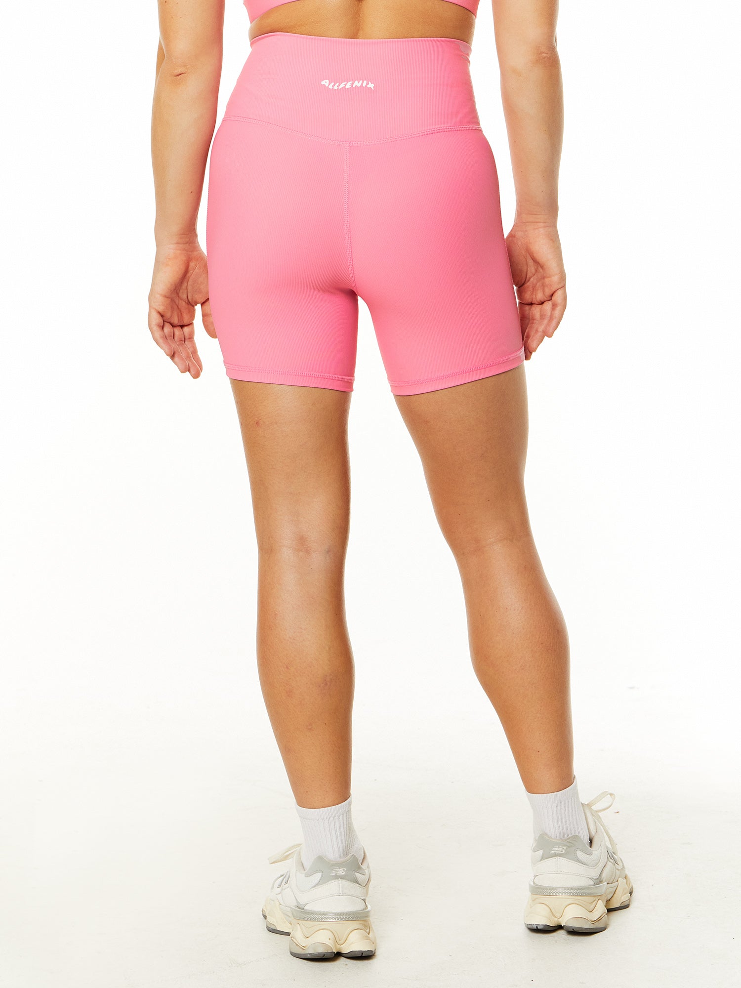 ALL FENIX | 4" Eco Rib V-Waist Short | Pink