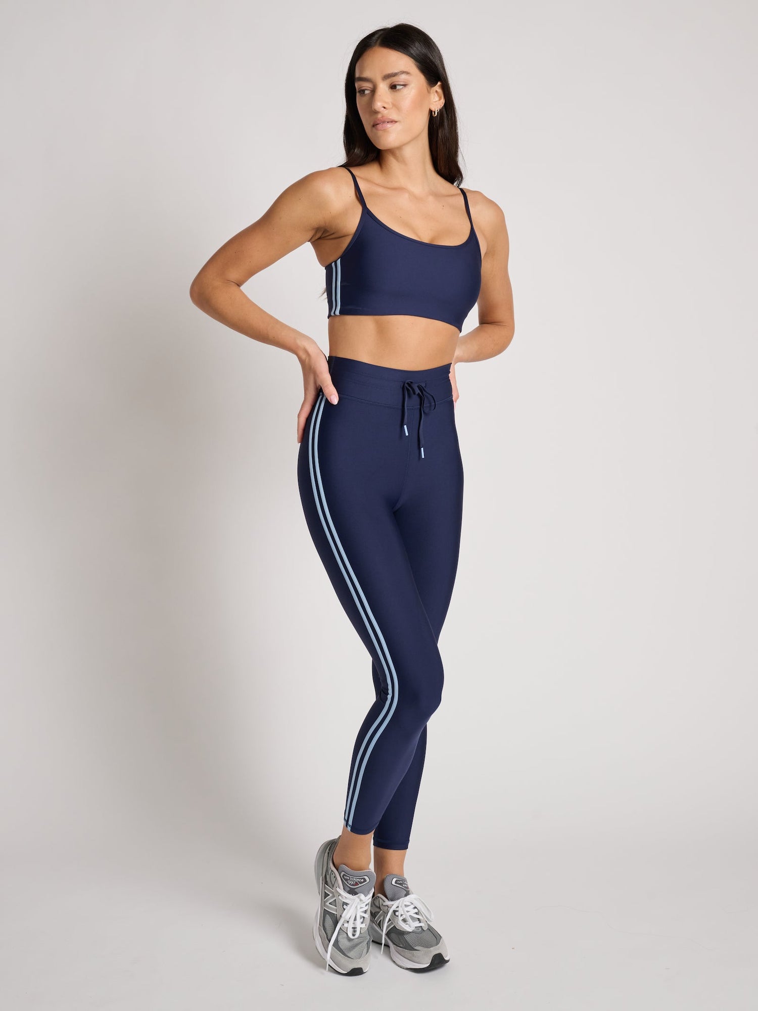 The Upside | Oxford Hutton Scoop Neck Bra | Navy