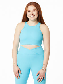 Women | Year of Ours | Ribbed Claudia Bra | Blue