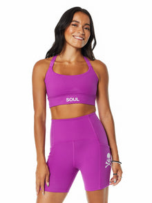 Women | Beyond Yoga | POWERBEYOND™Strive Long Line Bra | Violet