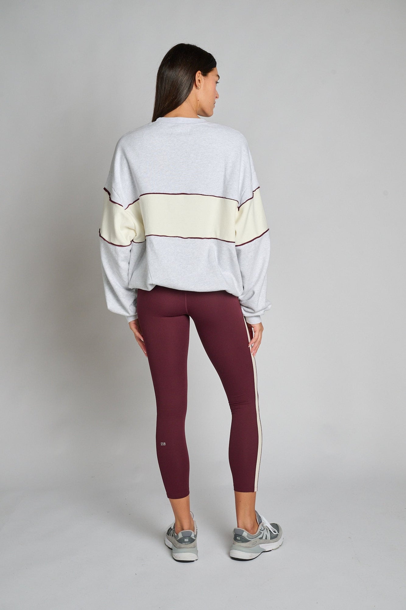 Soul by SoulCycle | Dakota Crew Neck | Heather Grey
