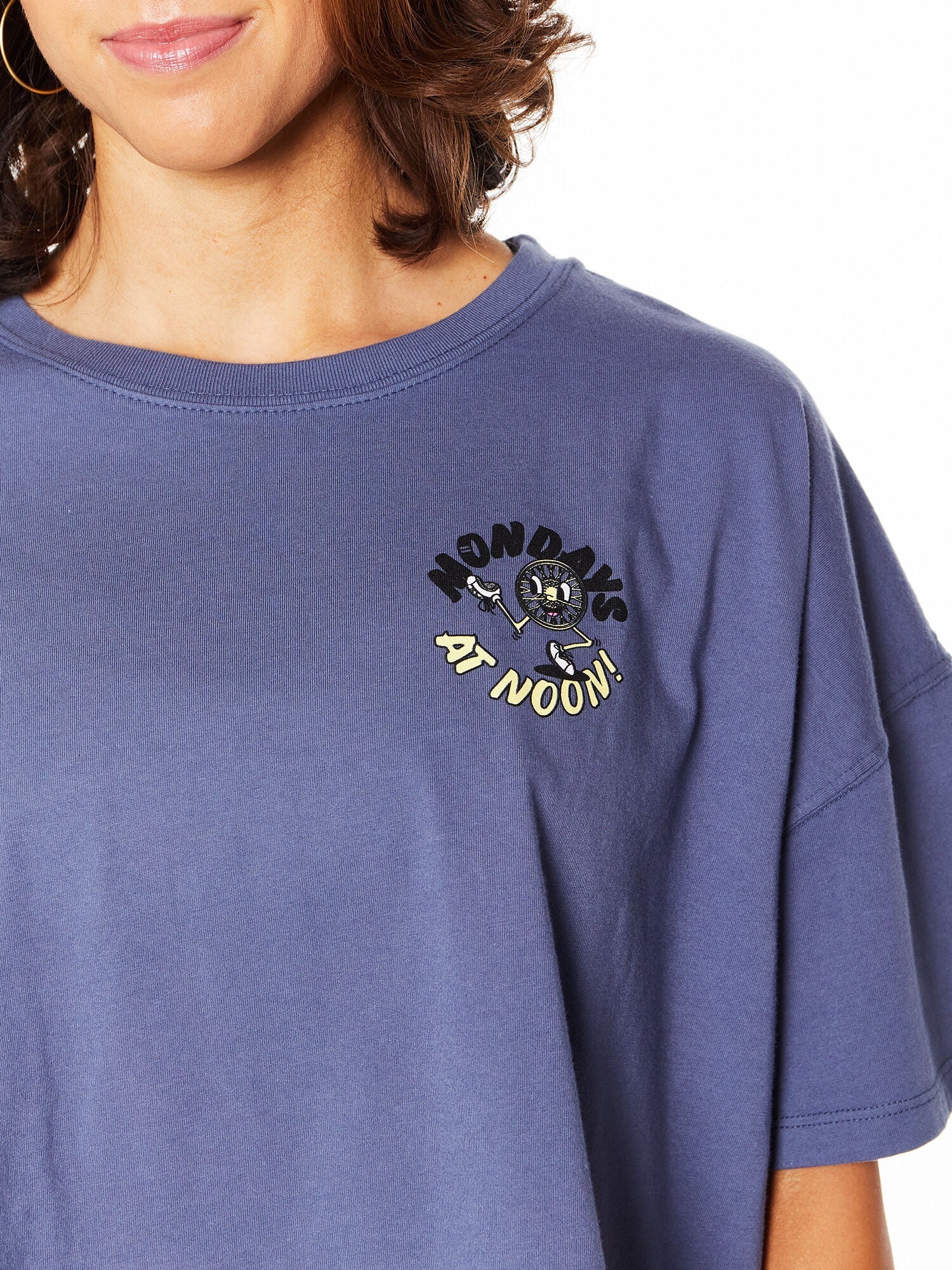 Women | Soul by SoulCycle | Emily Boyfriend Tee | Blue
