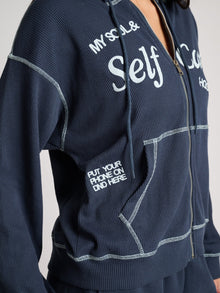 Women | The Mayfair Group | Soul Self Care Zip-Up | Blue