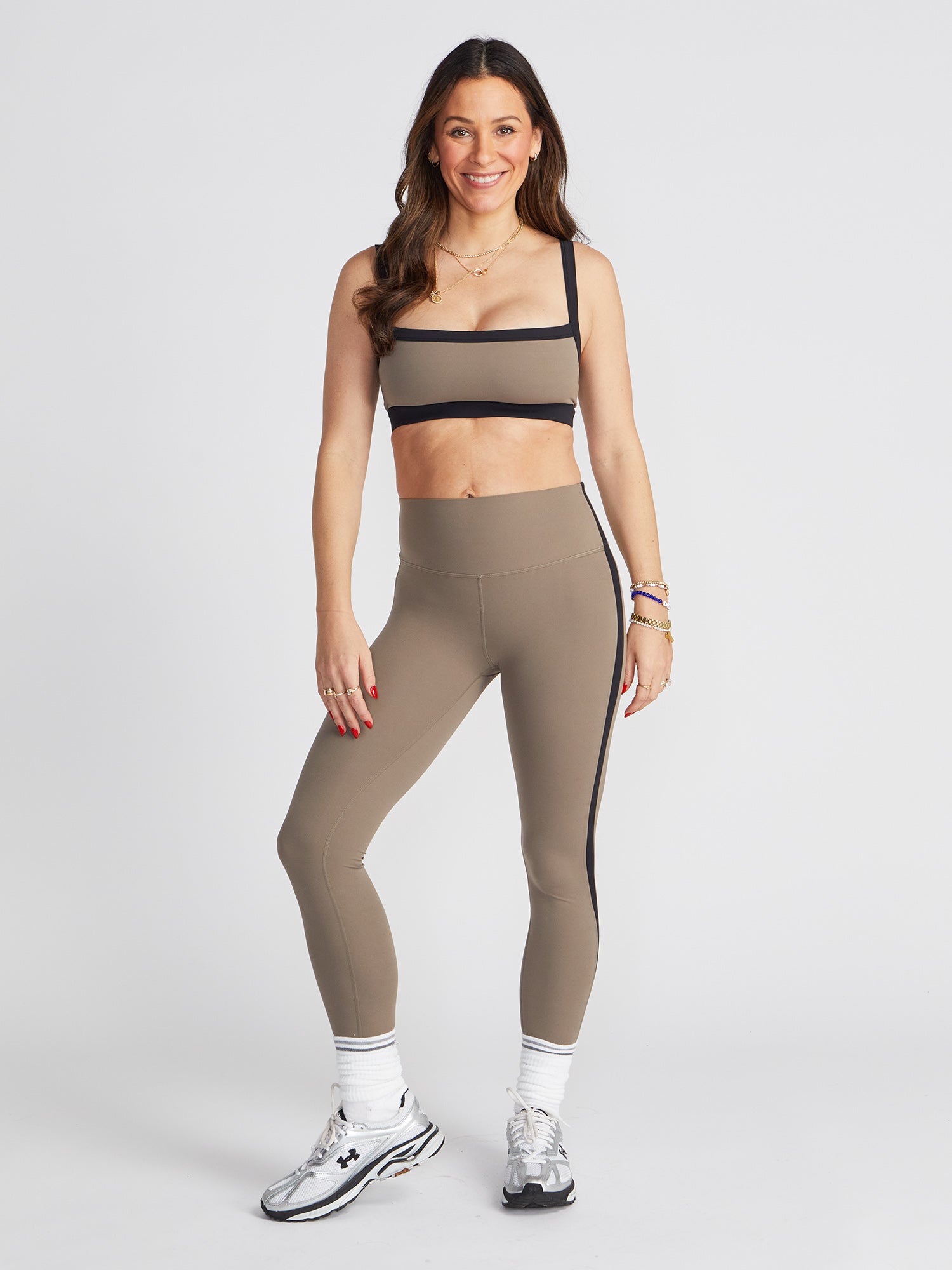 Women | SPLITS59 | Clare High Waist Rigor 7/8 | Lentil/Black