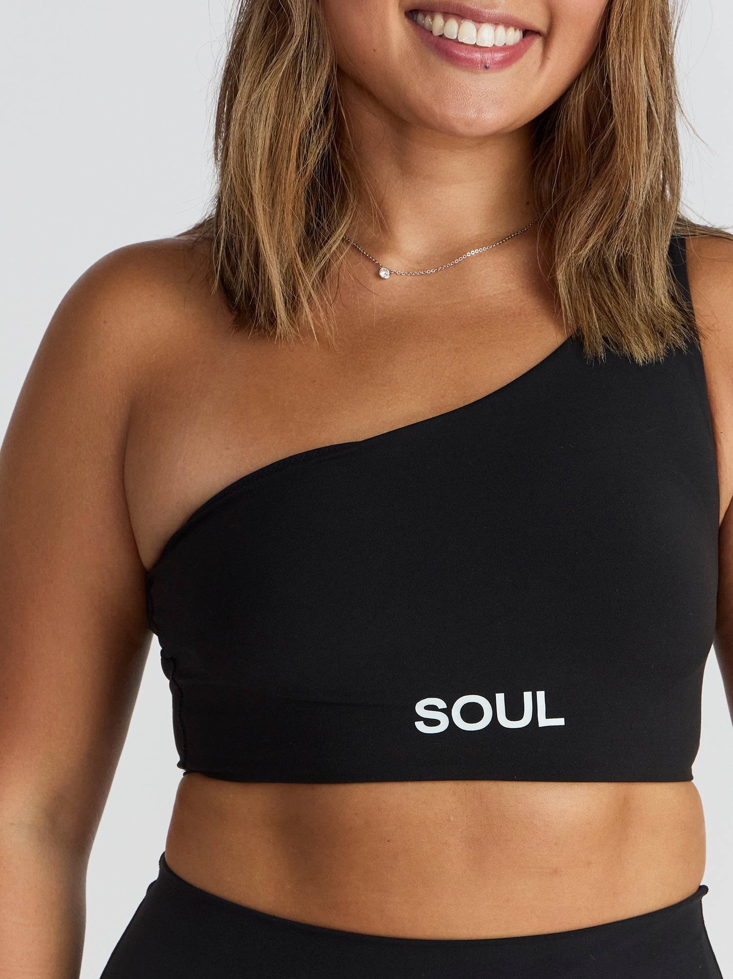 Women | Lululemon | One-Shoulder Bra | Black