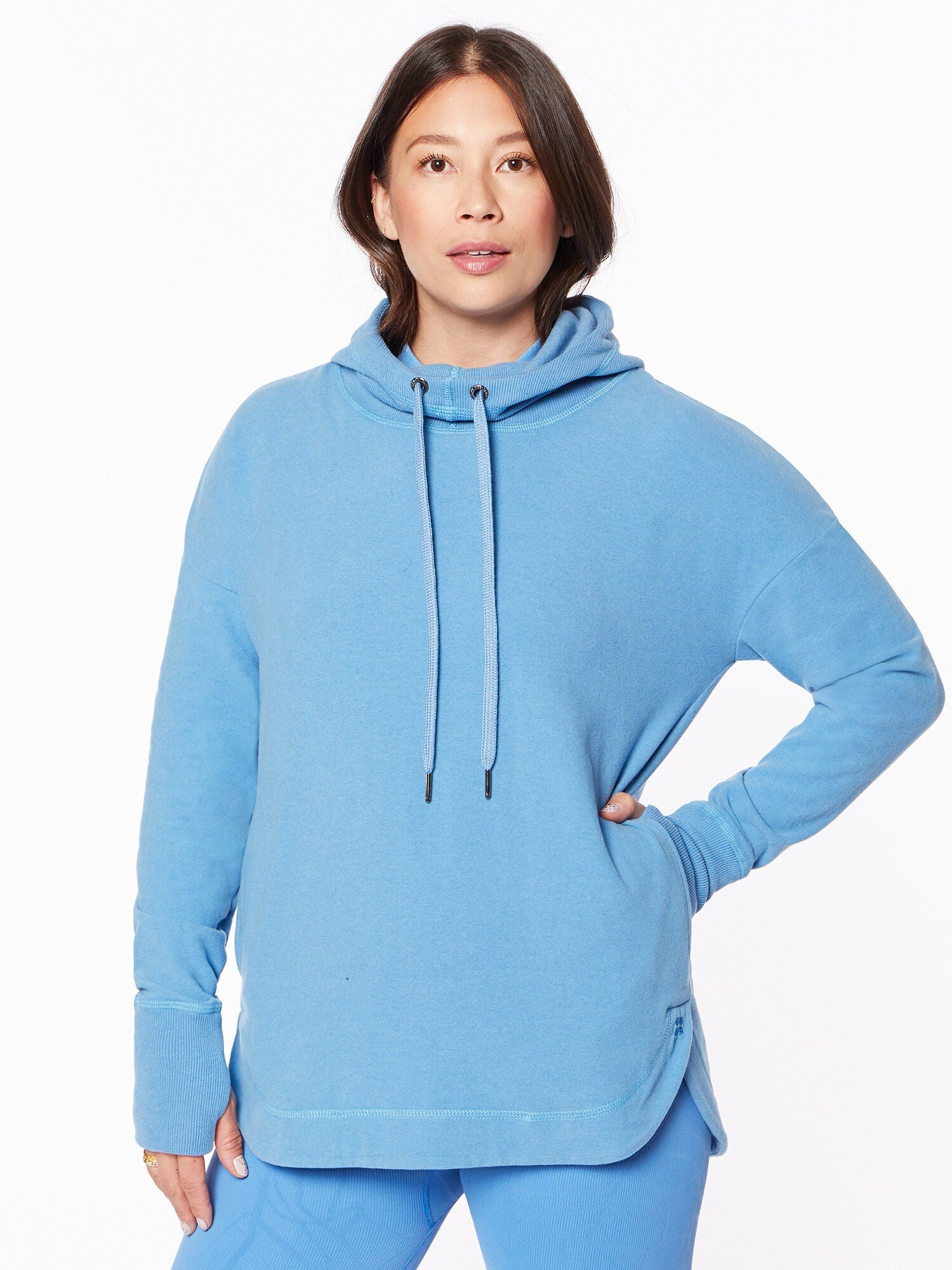 Women | Sweaty Betty | Escape Luxe Fleece Hoodie Regatta | Blue