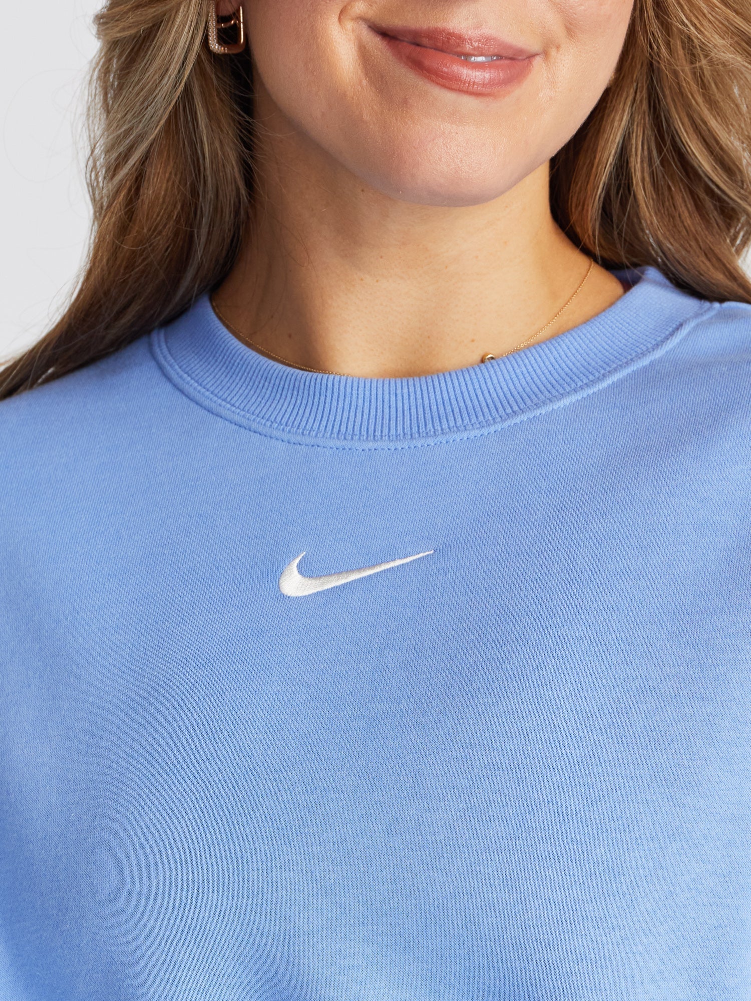 Women | Nike | Over-Oversized Crew-Neck Sweatshirt | Royal Pulse/Sail