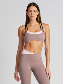 Women | P.E Nation | Distortion Sports Bra | Light Pink