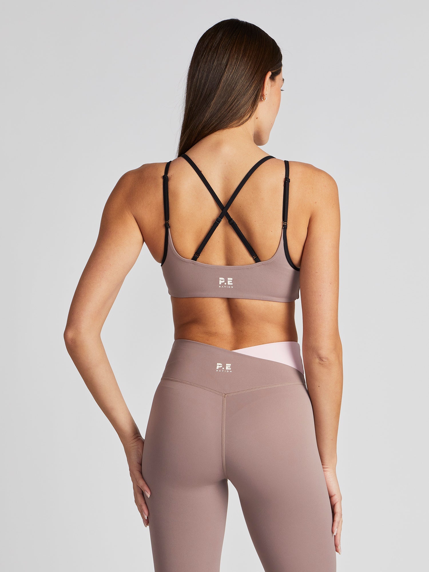 Women | P.E Nation | Distortion Sports Bra | Light Pink