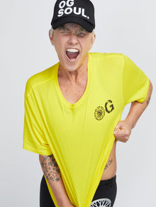Women | Soul by SoulCycle | OG Yellow Tee | Yellow