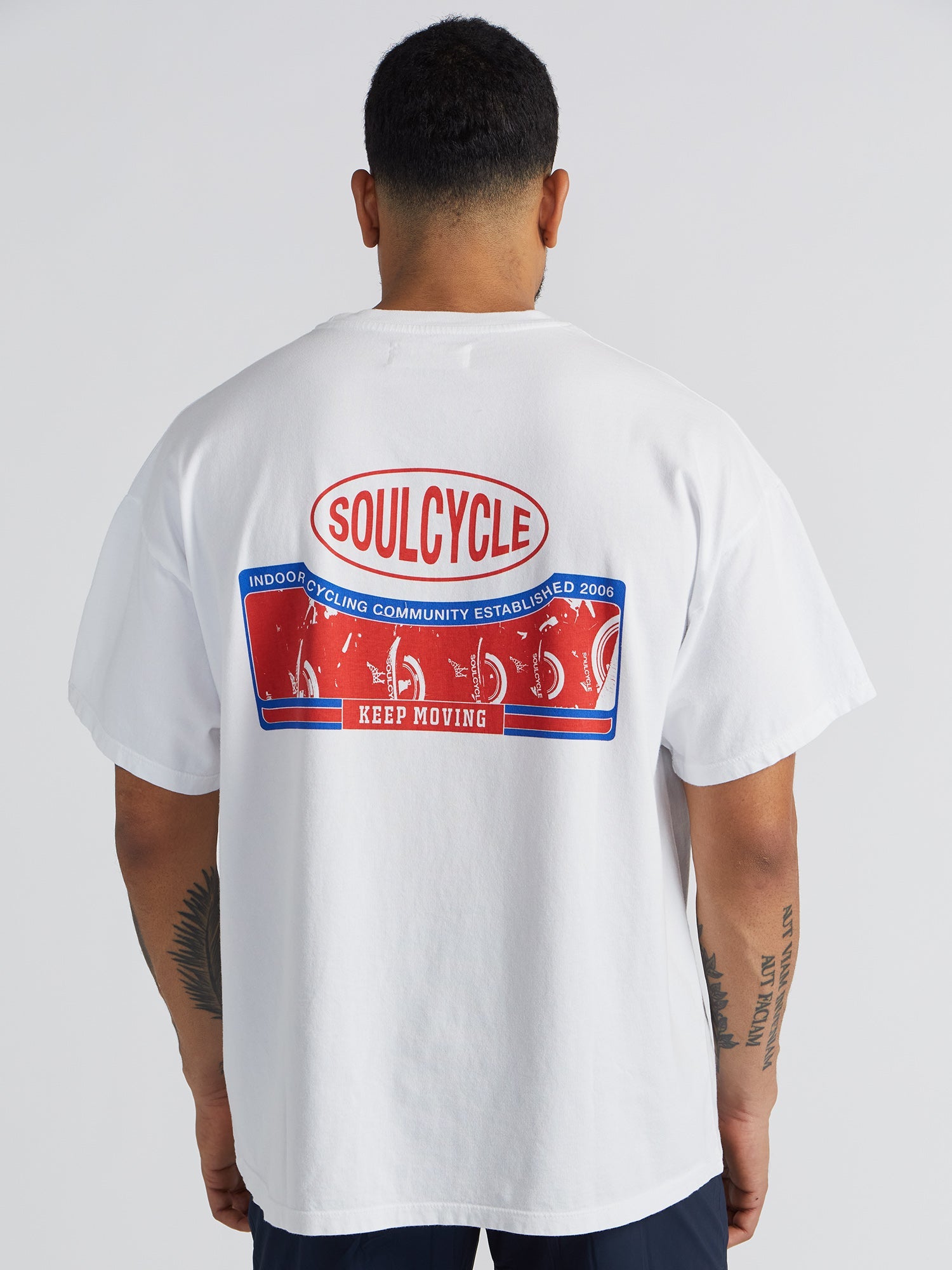 Women | Soul by SoulCycle | Ruby Keep Moving Graphic Tee | Bright White